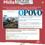 Escola do Livro Cearense integra programação dos 300 anos de Fortaleza e ganha destaque no Jornal O Povo