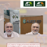Prof. Dr. Casemiro Campos participa da programação da Rádio ALECE FM e TV ALECE em divulgação ao 3º Salão do Livro Cearense
